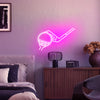 Personalised Golf Club and Ball Neon Light