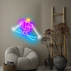 Downhill Skier Neon Light Signs