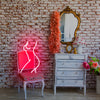 Woman’s Body Glowing Neon Sign