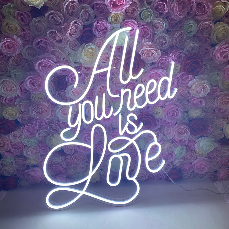 All You Need Is Love LED Neon Sign