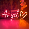 Girl's room creative theme decoration neon