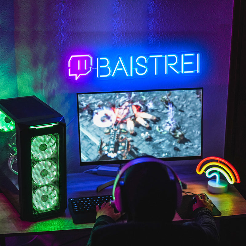 Custom Personalized Gamer tag Neon