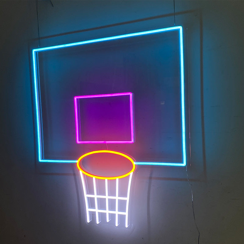 Basketball Hoop Neon Sign
