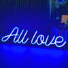 All love neon sign