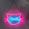 Customisable Cat Name Neon Sign