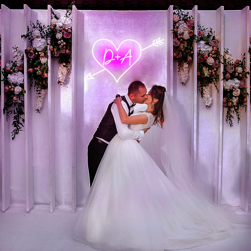 Custom Initial name neon signs