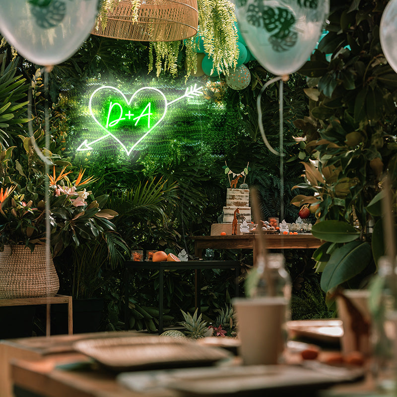 Custom Initial name neon signs