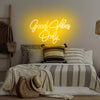 Personalised Good Vibes Only Neon Sign