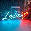 Girl's room creative theme decoration neon