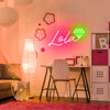 Name with Diamond Neon Sign