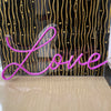 Love neon wall art