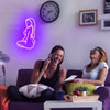 Personalized body neon art