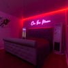 On the moon led neon sign