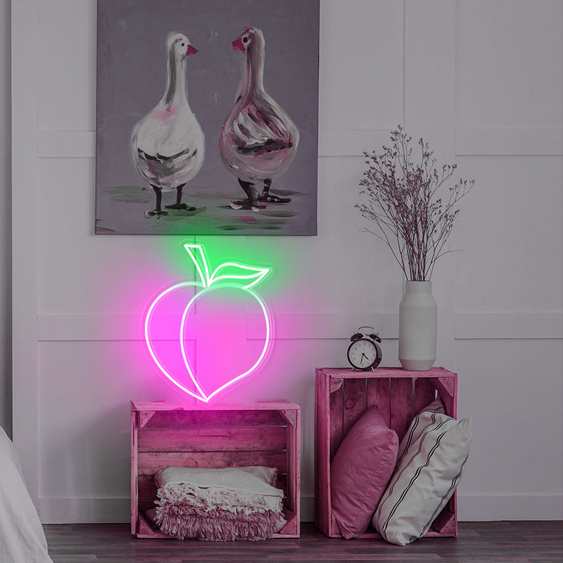 Peach Shape Neon