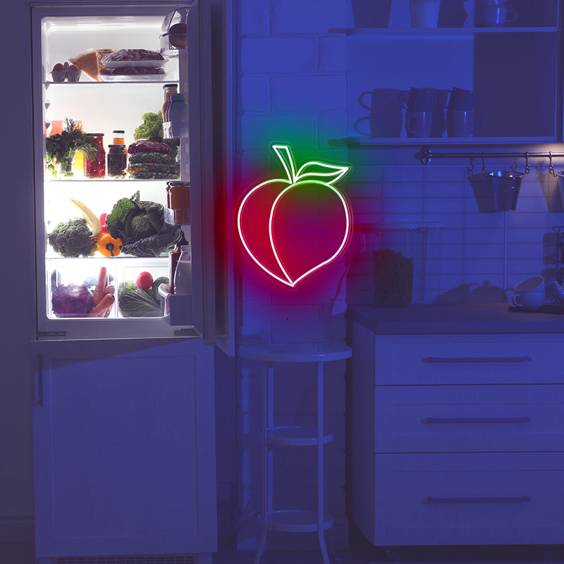 Peach Shape Neon