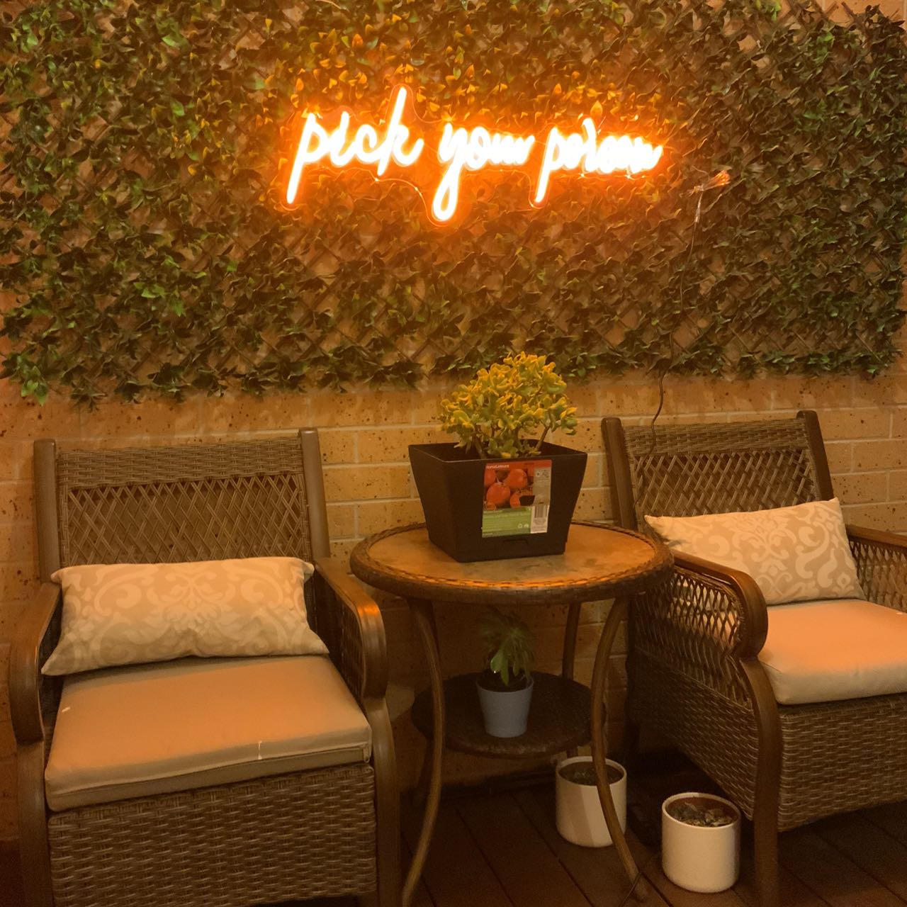 Pick Your Poison Bar Sign