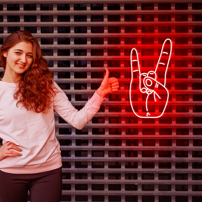 Rock 'Love you' Neon sign