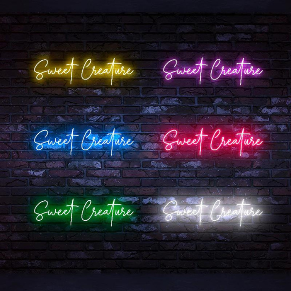 Sweet creature neon lights