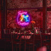 Custom first name cocktail bar sign