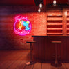 Custom first name cocktail bar sign