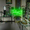Custom name with bird neon sign