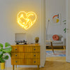 Personalised pet cat neon art