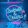 Cocktails and Dreams LED Neon Sign