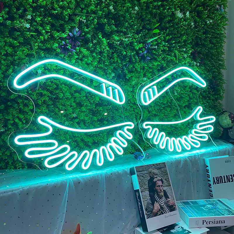 Eye personalized neon wall art