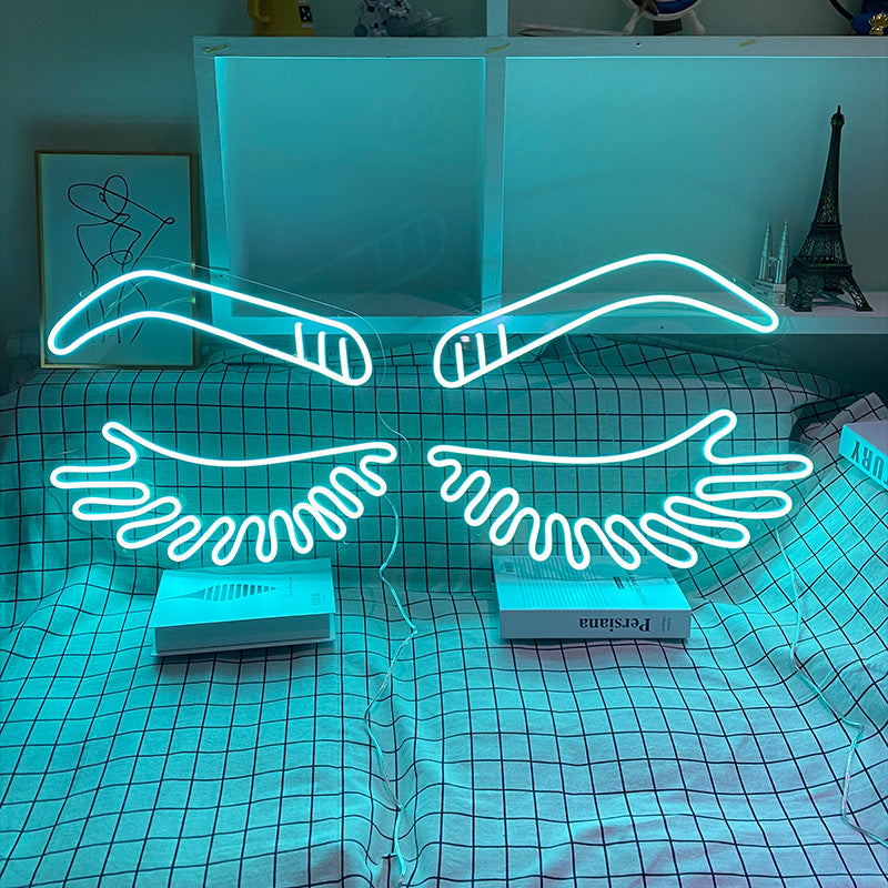 Eye personalized neon wall art