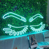 Eye personalized neon wall art