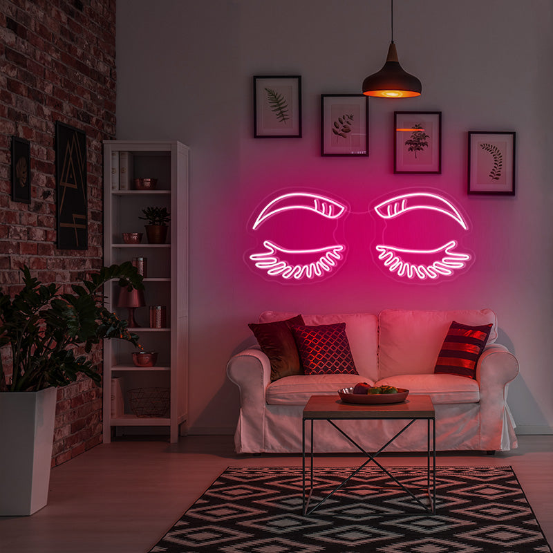 Eye personalized neon wall art