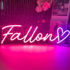 Girl's room creative theme decoration neon
