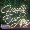 Happily ever after neon sign