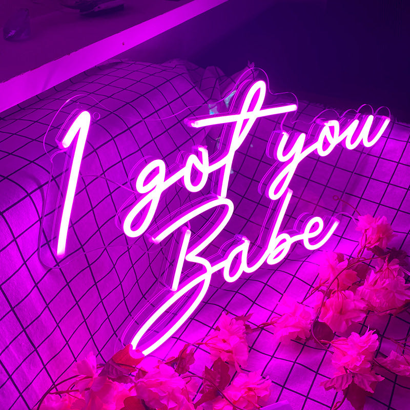 i got you babe neon wedding sign-NeonParty UK