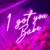 i got you babe neon wedding sign-NeonParty UK