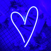 A Little Heart Neon wall art