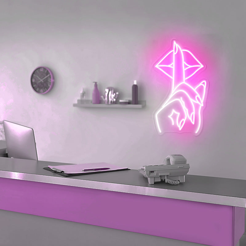 Beauty salon neon light