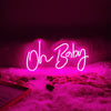 Oh Baby neon wall sign