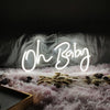 Oh Baby neon wall sign