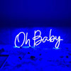 Oh Baby neon wall sign