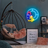 Paddington bear neon lights