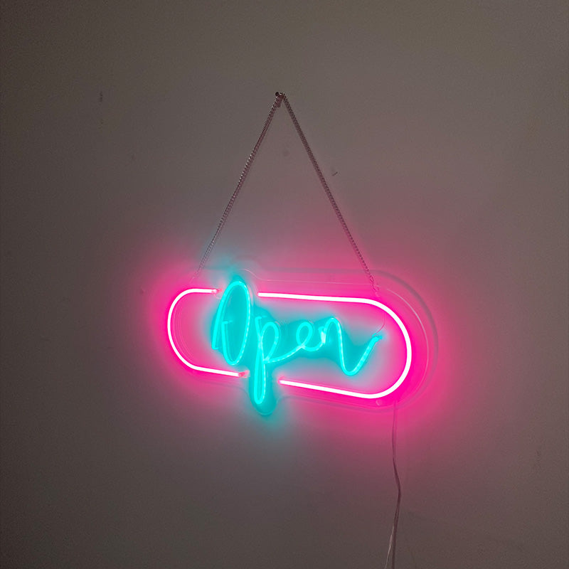 Ellipse Open Neon Light