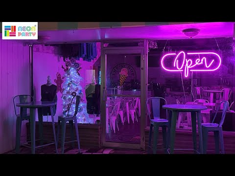 Ellipse Open Neon Light
