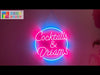 Cocktails and Dreams LED Neon Sign