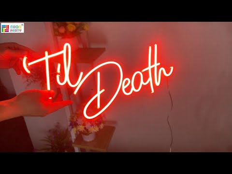 Til Death neon light