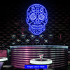 skull  neon signs for man cave