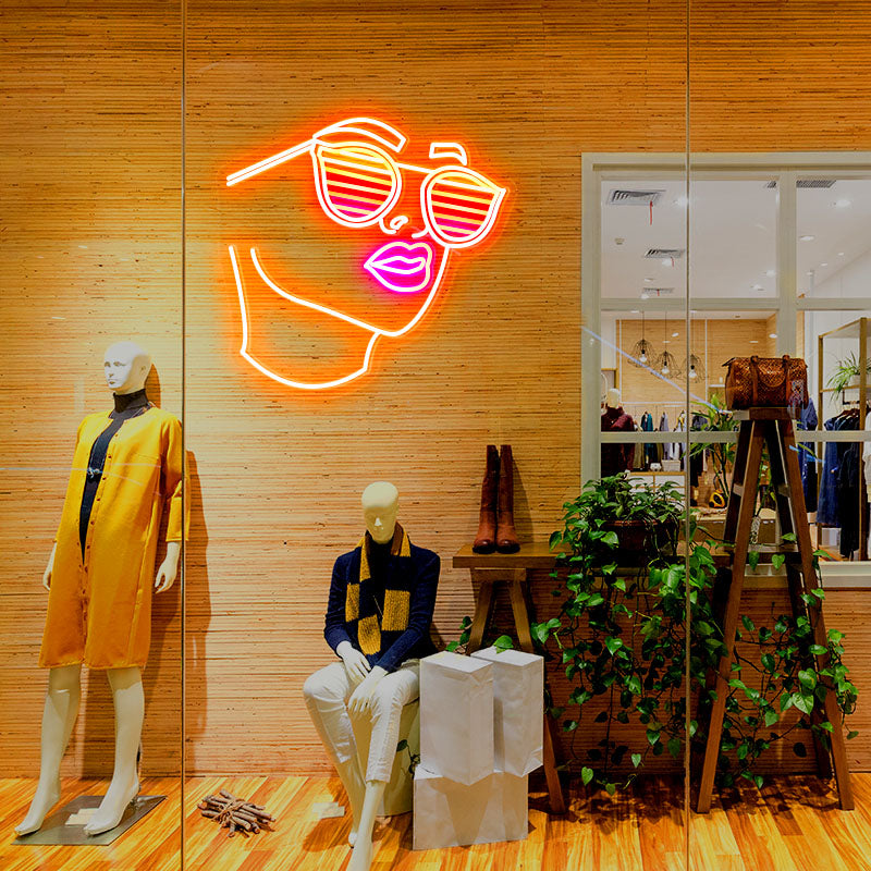 Fashion Woman Neon Sign