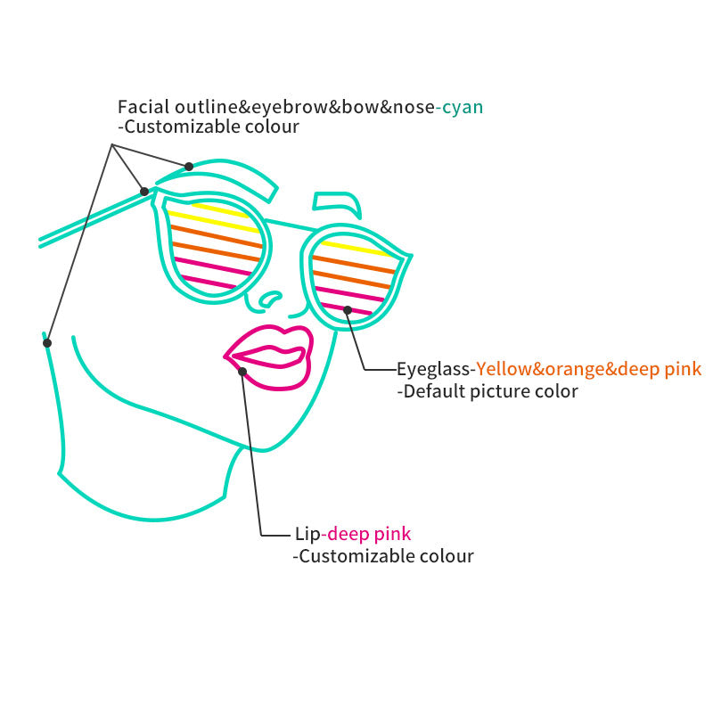 Fashion Woman Neon Sign