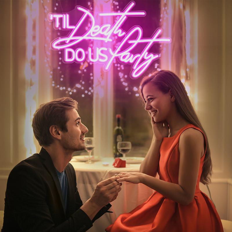 Til Death Do  US Party - neonpartys.co.uk