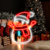 Snowman neon Christmas decorations